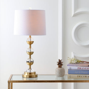 Avery 27.5" Crystal LED Table Lamp - JONATHAN Y